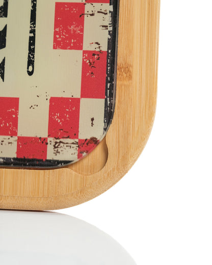 Cam Kesme Alanlı Bambu Kesme Tahtası – Hijyenik, Şık ve Dayanıklı