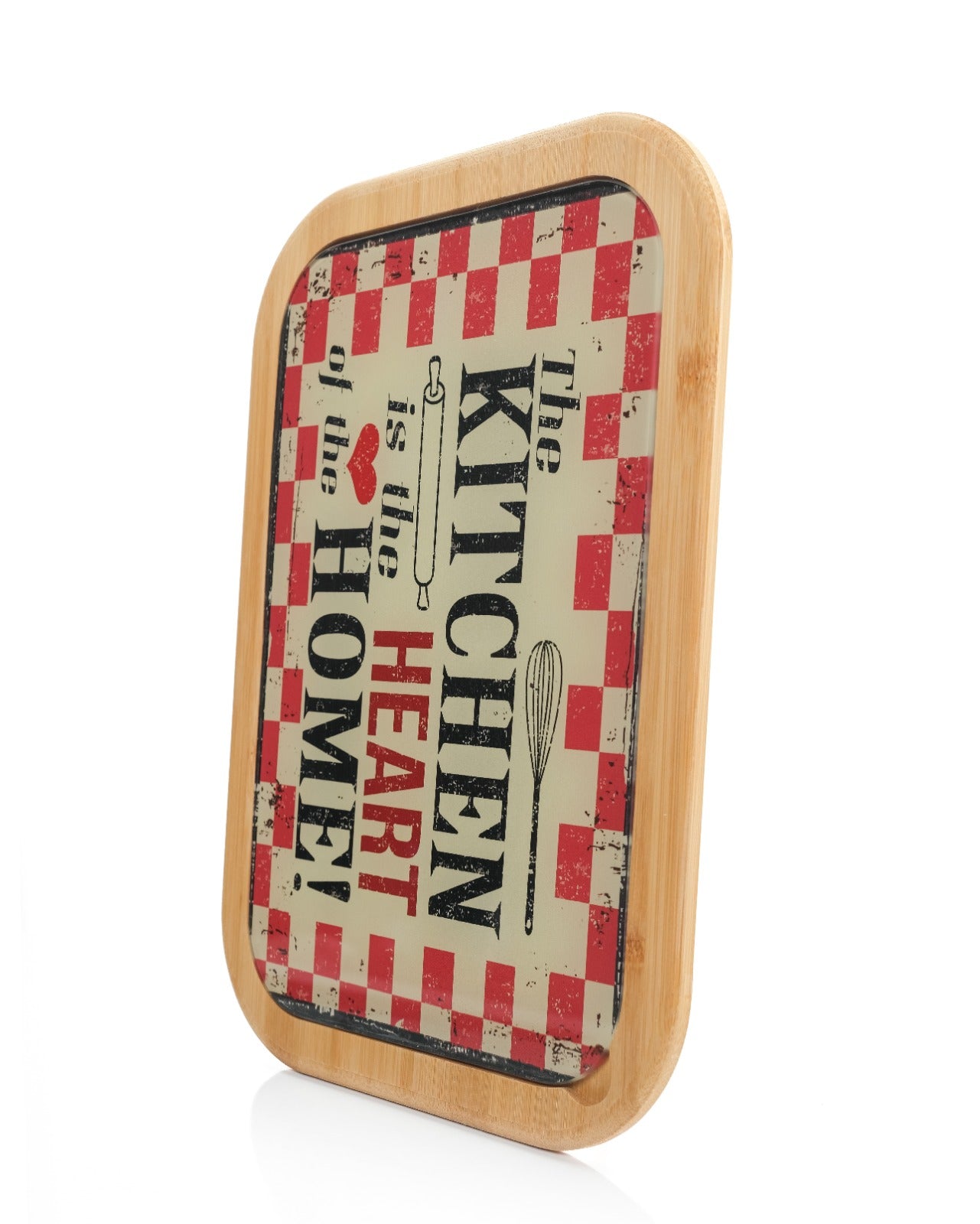 Cam Kesme Alanlı Bambu Kesme Tahtası – Hijyenik, Şık ve Dayanıklı