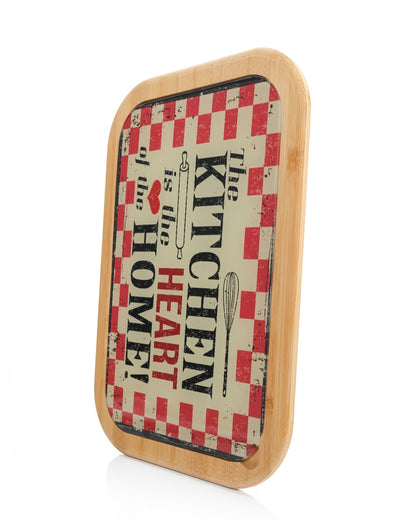 Cam Kesme Alanlı Bambu Kesme Tahtası – Hijyenik, Şık ve Dayanıklı