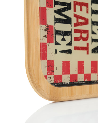 Cam Kesme Alanlı Bambu Kesme Tahtası – Hijyenik, Şık ve Dayanıklı